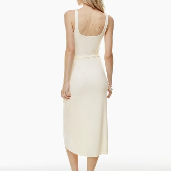 ARITZIA WILFRED CREAM MIDI DRESS - Picture 5 of 7